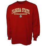 Florida State Seminoles (FSU) Garnet Mascot Bar Long Sleeve T-shirt