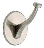 Liberty Hardware 128735 Pilltop Single Prong Design Self Adhesive Hook, Satin Nickel