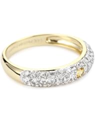 Phillips Frankel " Over the Rainbow" White and Yellow Sapphire Ring, Size 7