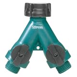 Gilmour Full Flow Poly 2-Way Connector, #AY2FF, Teal Black by Gilmour