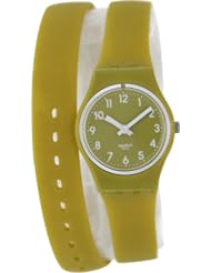 Swatch Originals Green Trace Green Dial Womens watch #LG122C