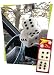 White 3 Inch Rearview Mirror Fuzzy Dice Image
