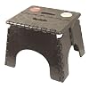 B&R Plastics 101-6B-BLACK EZ Foldz Step Stool