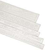 KnorrPrandell 18566421 - Embossingschablone Winterborders, 4 Motive sortiert, breite 1,5 - 3 cm