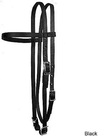 Fabtron Nylon Browband Headstall Black