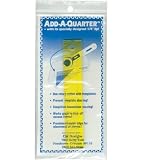 Add-A-Quarter Ruler 6''-Clear Yellow