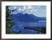 Aerial View of Boat and Annette Island near Ketchikan, Inside Passage, Alaska, USA Collections Framed Photographic Poster Print by Howie Garber, 29x21