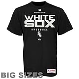 Majestic Chicago White Sox Black Big Sizes Momentum T-shirt