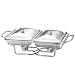 Kitchen & Housewares : Modernist Double Food Warmer