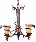 Art Deco Desert Wind Chandelier/Dinette BY Maxim Lighting