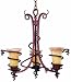 Art Deco Desert Wind Chandelier/Dinette BY Maxim Lighting