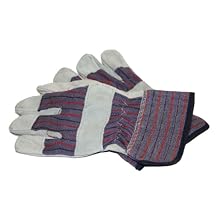 PIP WA4215A-AMZ Brahma Men's Large Glove Leather, Palm Grey, 3-Pack