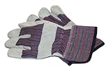 IMAGE OF PIP WA4215A-AMZ Brahma Men's Large Glove Leather, Palm Grey, 3-Pack