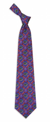 Florida Gators Print Silk Necktie - Pattern 3