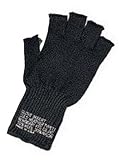 Fingerless GI Wool Gloves (Olive, Black)