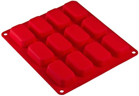 Silicone Petite Loaf Baking Pan / Soap Mold by Backen - 12 Mini-Loaf 100% FDA Approved Food Grade Silicone
