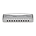 SUZUKI Harmonica, Silver with chrome plating (MR-350-E)