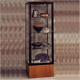 Keepsake 4024 Series Cases (Oak Base) Case Back: Mirror, Frame Color: Dark Bronze, Wood Color: Autumn