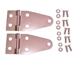 Rugged Ridge Satin Finish Jeep Accessories Hood Accessories Jeep Wrangler 1987 to 1995 (YJ) Hood Hinge Kit