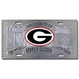 Georgia Bulldogs 3-D License Plate