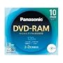 Panasonic DVD-RAM4.7GB(120��)�f�B�X�N�^�C�v10���p�b�N LM-AF120LJ10