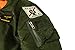 AVIDACE Classic Bomber Jacket Women Nylon Quilted with Patches Size XL Green