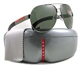 Prada - AUTHENTIC PRADA SUNGLASSES SPS 57H POLARIZED BLACK 5AV-5Z1 SPS57H