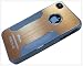 Premium Chrome Aluminum Skin Hard Back Case Cover for Apple iPhone 4 4G 4S Silver&Gold
