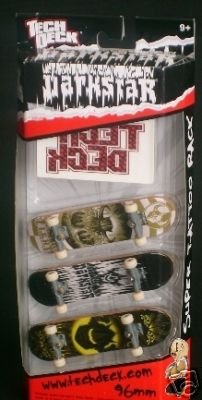 Childrens Toyshop  Toys : Tech Deck 96mm Super Sticker Pack with 3 Skateboards Fingerboard (One Random Set)