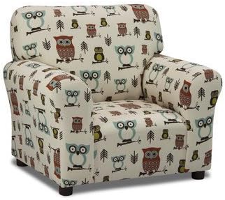 Kidzworld Kids Children Hooty - Village/Natural Club Chair Alone by Kidzworld