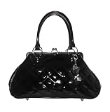 Lux De Ville Sin City Motor Kiss Lock Black Patent