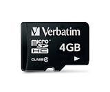 Verbatim - Carte m�moire Micro SDHC - Class 4 - 4 Go