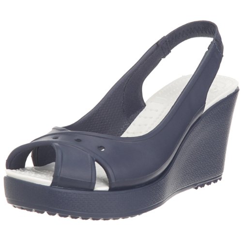 crocs Women's Farrah Slingback Wedge