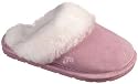 LAMO AUSTRALIA Genuine Sheepskin Womens Scuff Slippers Shoes Suede Genuine Sheepskin Shearling PINK