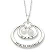 Sterling Silver Keep True to Yourself Sentimental Expressions Necklace