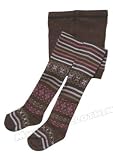 Hartstrings Girls Brown Striped Tights