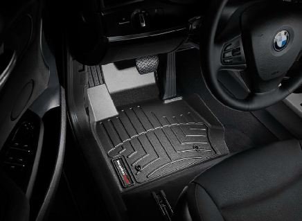 2011-2016 BMW X3 Black WeatherTech Floor Liner (Full Set: 1st & 2nd Row)