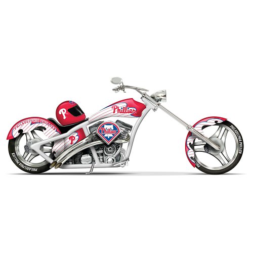MLB Philadelphia Phillies Motorcycle Figurine Collection