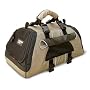 Emanuele Bianchi Design EGR-Petego-JET SET pet travel carrier tote. Use as backpack, carseat. Airline/Rail/Subway approved. Size=Large 21L "x 9"W x 11" H. Color=Beige. Adpats to motorcycle or bicycle with connection kit (sold separate)