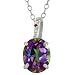 2.51 Ct Oval Green Mystic Quartz and Cognac Red Diamond Argentium Silver Pendant 2.51 Ct Oval Green Mystic Quartz and Cognac Red Diamond Argentium Silver Pendant