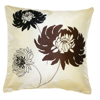 Tahiti Cushion Cover, Cream/Chocolate, 45 x 45 Cm