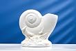 Distressed White Seashell Cast Iron Doorstop