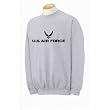Air Force Crewneck Sweatshirt - Military Style Physical Training Crewneck Sweatshirt in Gray