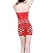 Women's Black Light Neon Queen Tube Dress