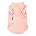 Blueberry Pet Cherry Soda Candy Cotton Dog Tank Top Shirt in Light Coral, Back Length 16