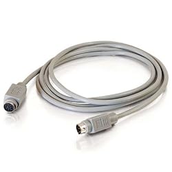 Cables To Go 09569 8-pin Mini-Din Male/Female Serial Extension Cable, Beige (10 Feet / 3.04 Meters)