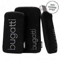 bugatti Tasche / Case Neopren BLACK Size M f�r Motorola Wilder inkl. sumo:mobile Displayreinigungstuch