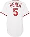 Johnny Bench Cincinnati Reds Autographed White Throwback Jersey with HOF 89 Inscription