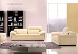 3pc Contemporary Modern Leather Sofa Set #AM-371-IV 3pc Contemporary Modern Leather Sofa Set #AM-371-IV