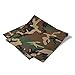 Daily Basic Camouflage Bandana 100% Cotton - 22 inches - Bulk Wholesale Packs (1 Pack)